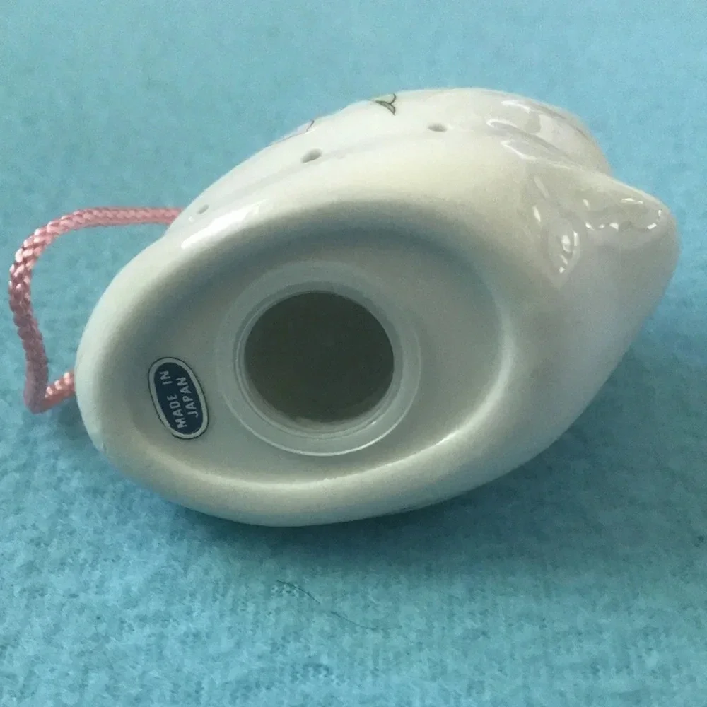 POMANDER Porcelain scented swan vintage 1986 NEW IN BOX 3” X 3”